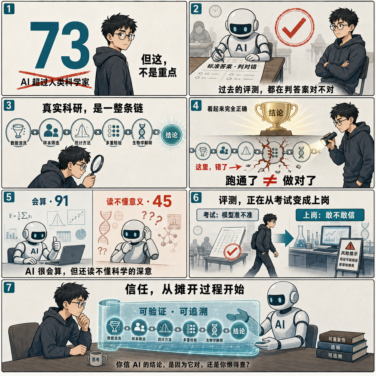 AI 当药企实习生考了 73 分，但那个分数根本不是重点